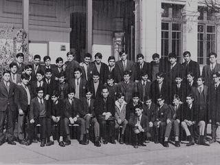 Carlos Salcedo en el  Liceo de Aplicación