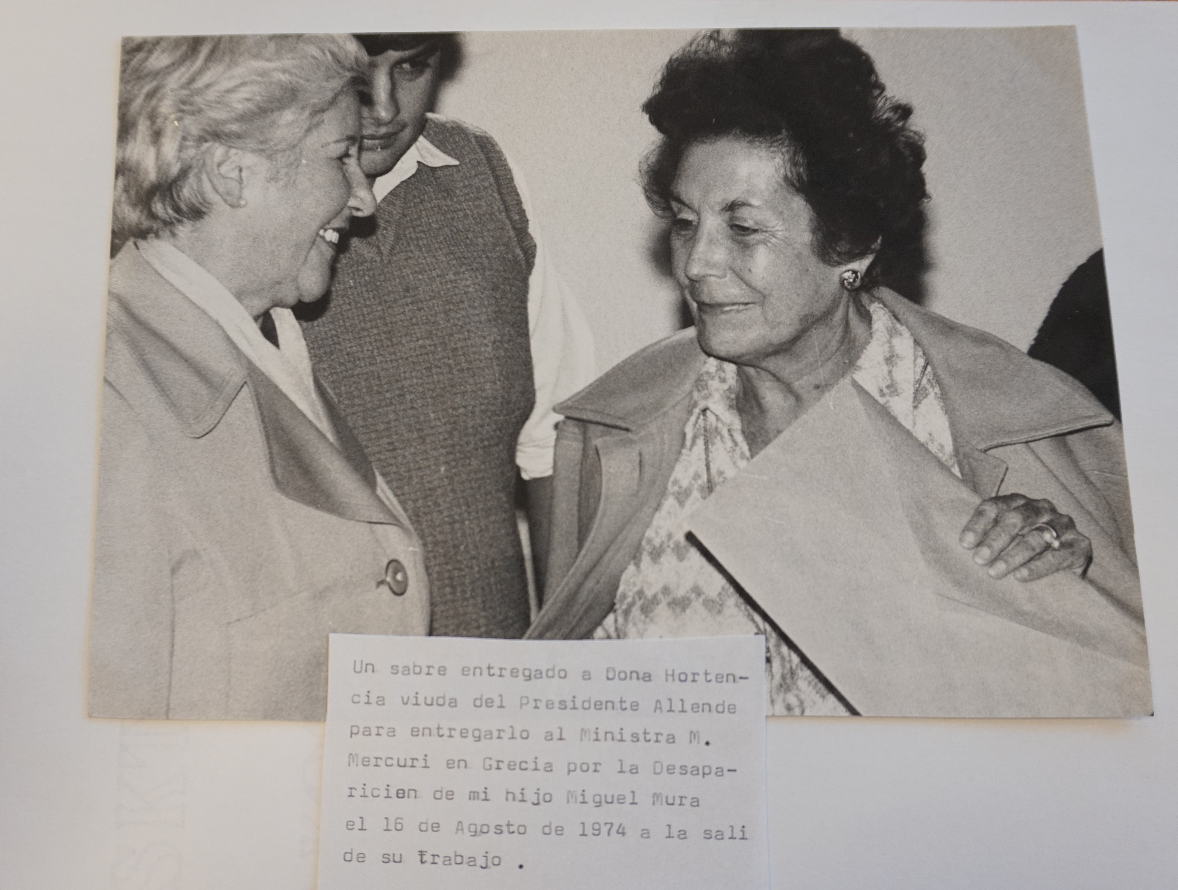 Pscualina Morales con Hortensia Bussi Pscualina Morales con Hortensia Bussi